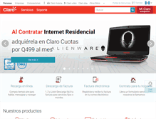 Tablet Screenshot of claro.com.gt