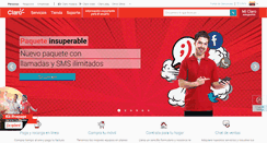 Desktop Screenshot of claro.com.co