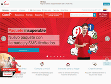 Tablet Screenshot of claro.com.co